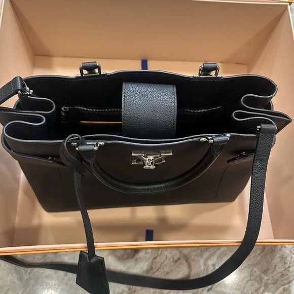 Louis Vuitton Black Tote with Silver Accents - Picture 9 of 15